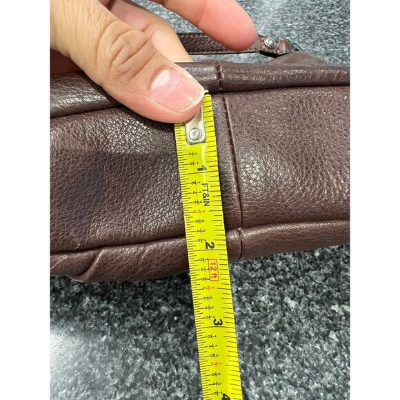 B. Makowsky Small Rich Brown Leather Crossbody/Shoulder Bag Great Quality - Picture 10 of 10